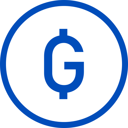 Guarani sign Generic color outline icon