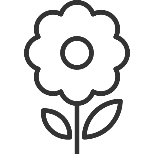 kwiat Generic black outline ikona