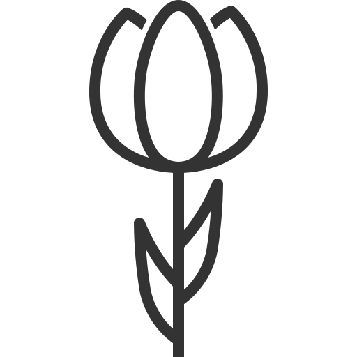 tulipe Generic black outline Icône