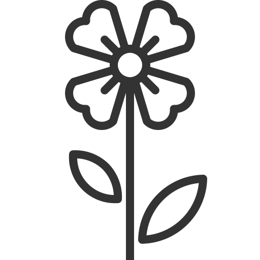 Flower Generic black outline icon