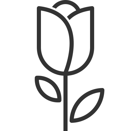 Цветок Generic black outline иконка