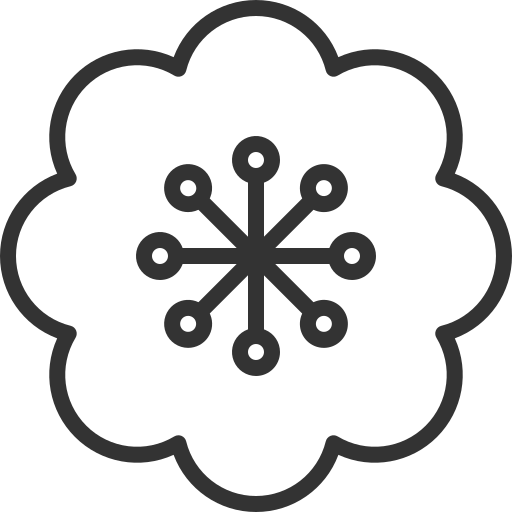 fiore Generic black outline icona