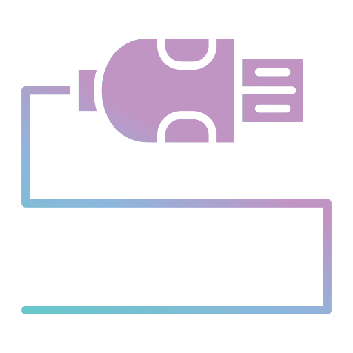 USB cable Generic gradient fill icon
