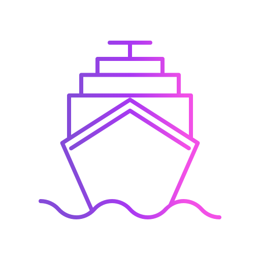 Корабль Generic gradient outline иконка