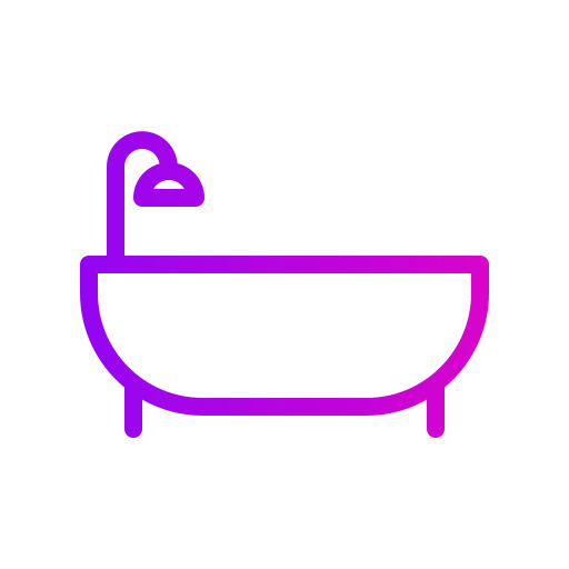 Bathtub Generic gradient outline icon