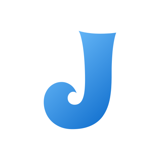 buchstabe j Generic gradient fill icon