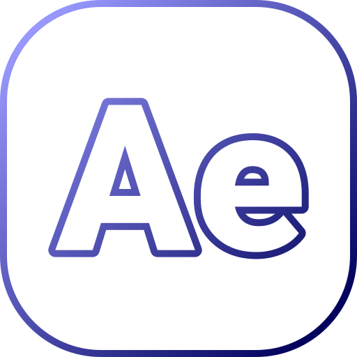After effects Generic gradient outline icon
