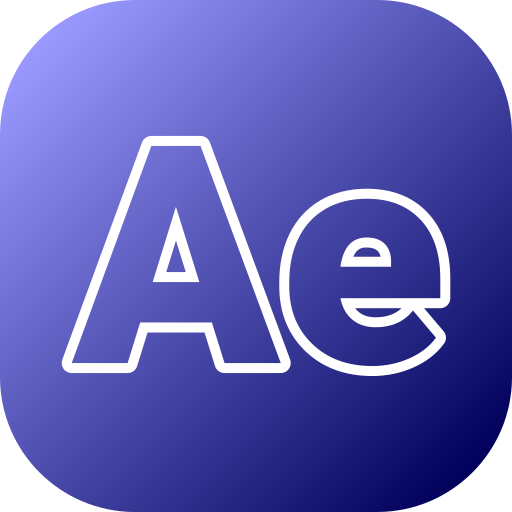 After effects Generic gradient fill icon
