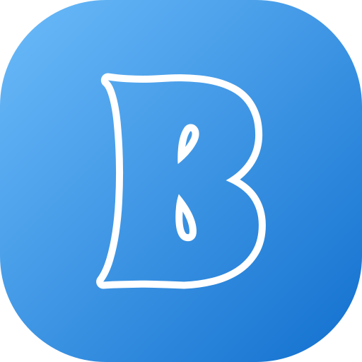 buchstabe b Generic gradient fill icon