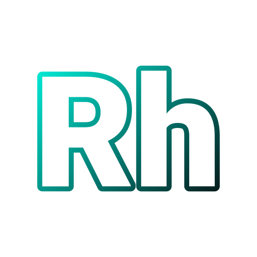 Rh Generic gradient outline icon