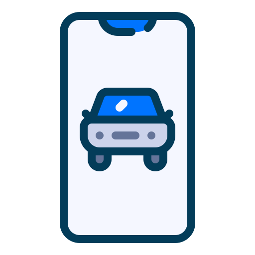 aplicación de taxis Generic color lineal-color icono