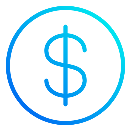 Coin Generic gradient outline icon