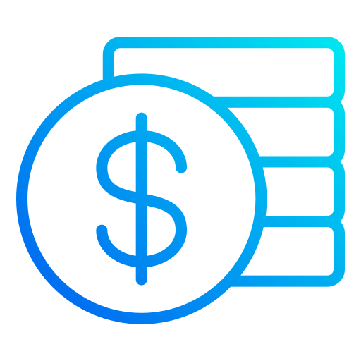 Coin Generic gradient outline icon