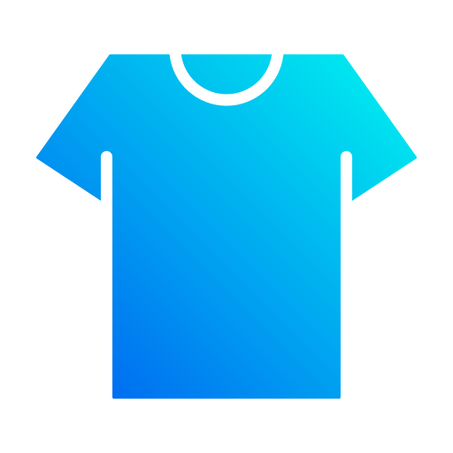 T shirt Generic gradient fill icon