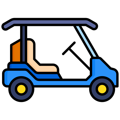 Golf cart Generic color lineal-color icon