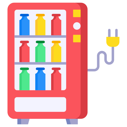 automat do sprzedaży Generic color fill ikona