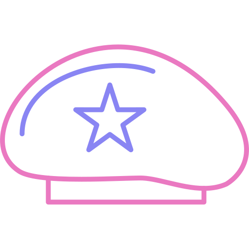 Beret Generic color outline icon