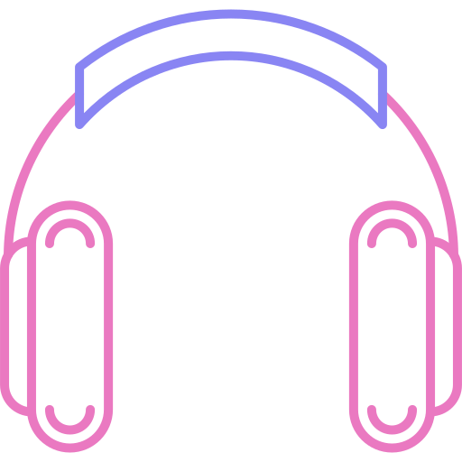 casque de musique Generic color outline Icône