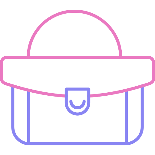 bolsa de mujer Generic color outline icono