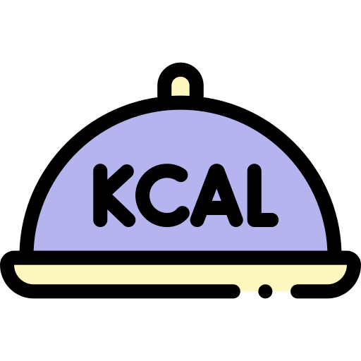 Calories Detailed Rounded Lineal color icon