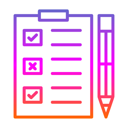 Assessment Generic gradient outline icon