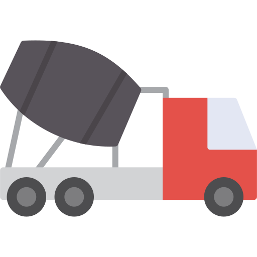 camion betoniera Generic color fill icona