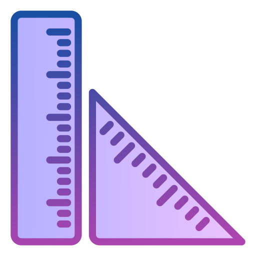 liniaal Generic gradient lineal-color icoon