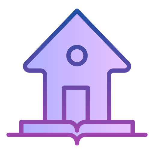 educación en el hogar Generic gradient lineal-color icono