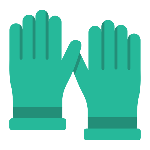 Перчатки для чистки Generic color fill иконка