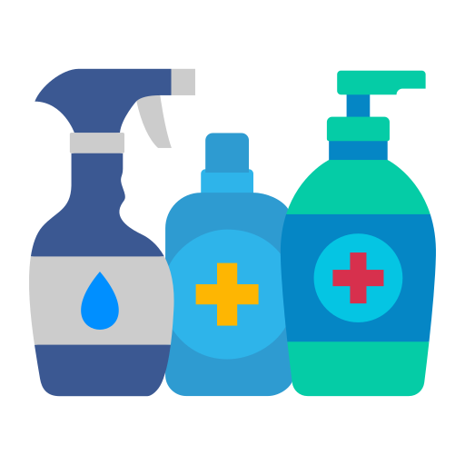 produkty higieniczne Generic color fill ikona