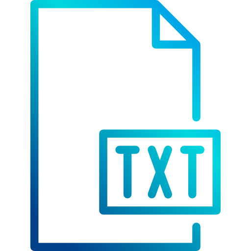 txt xnimrodx Lineal Gradient icona