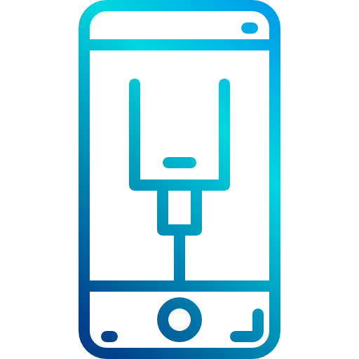 Smartphone xnimrodx Lineal Gradient icon