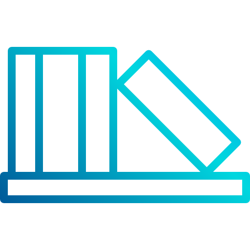 boekenplank xnimrodx Lineal Gradient icoon