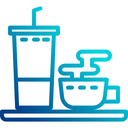 Кофейная чашка xnimrodx Lineal Gradient иконка