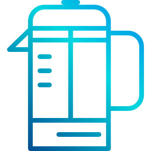 French press xnimrodx Lineal Gradient icon