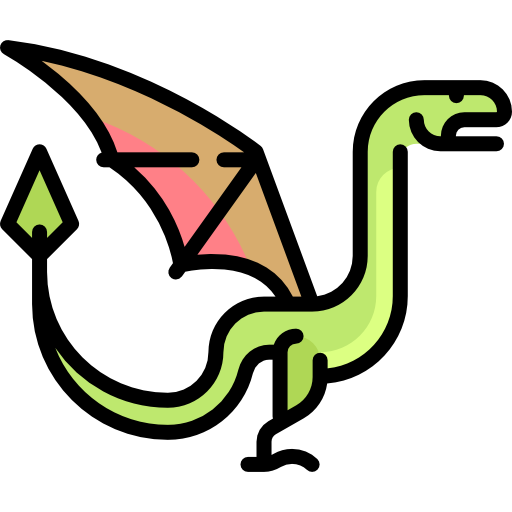 drachen Special Lineal color icon