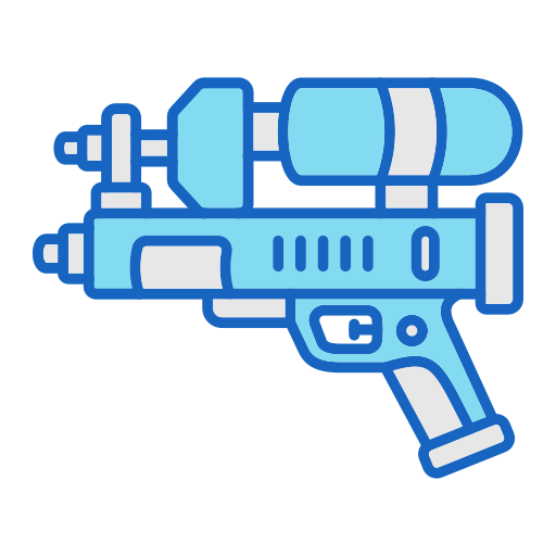 Water Gun Generic color lineal-color icon