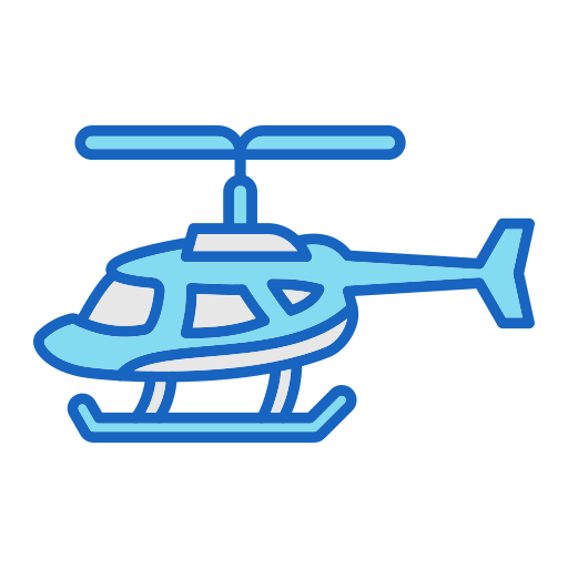 helikopter Generic color lineal-color icoon