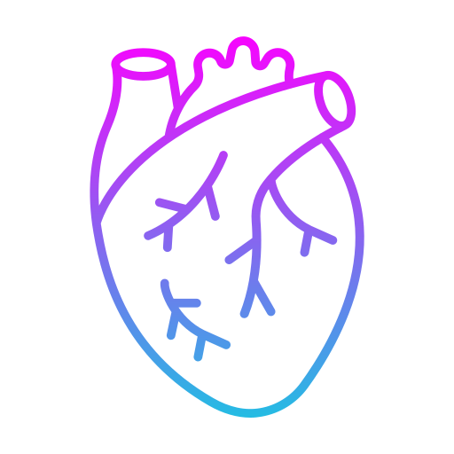 serce Generic gradient outline ikona