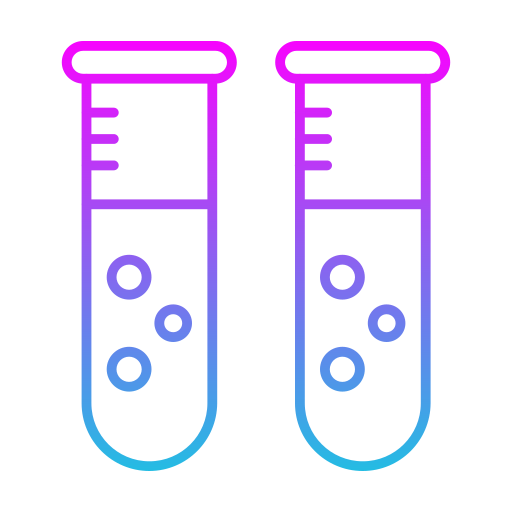Test tubes Generic gradient outline icon