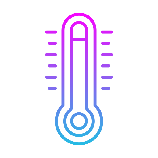 Термометр Generic gradient outline иконка