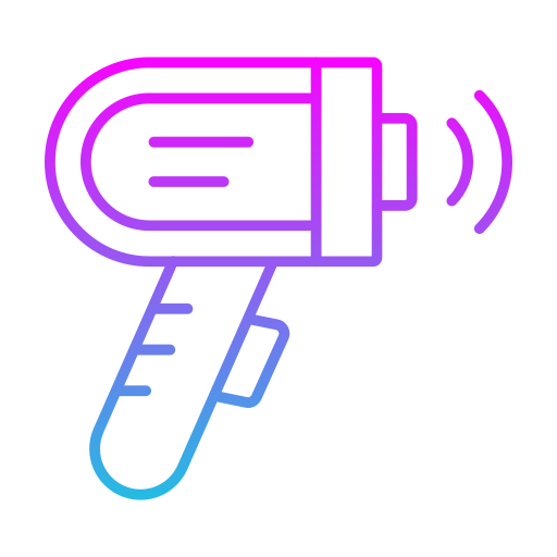 pistolet thermomètre Generic gradient outline Icône