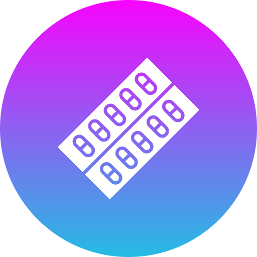 tabletki Generic gradient fill ikona