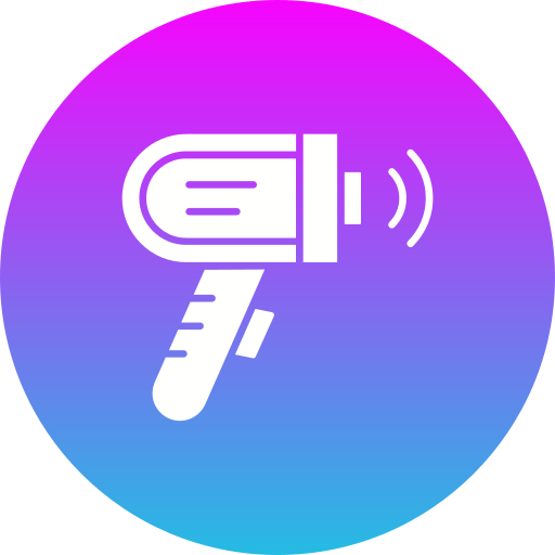 Thermometer gun Generic gradient fill icon