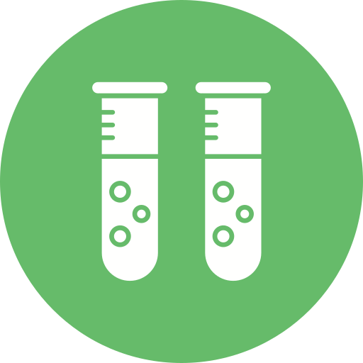 Test tubes Generic color fill icon