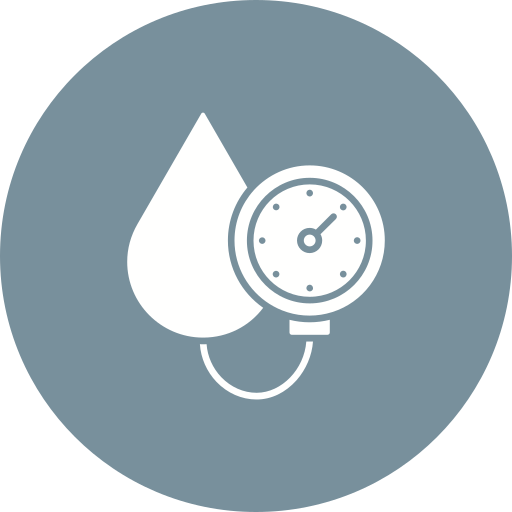 Blood Pressure Gauge Generic color fill icon
