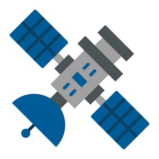 衛星 Generic color fill icon
