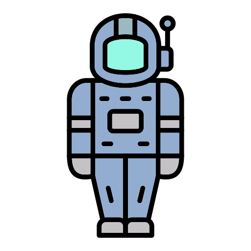 Космический костюм Generic color lineal-color иконка