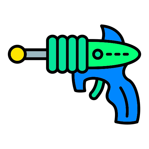 pistola spaziale Generic color lineal-color icona