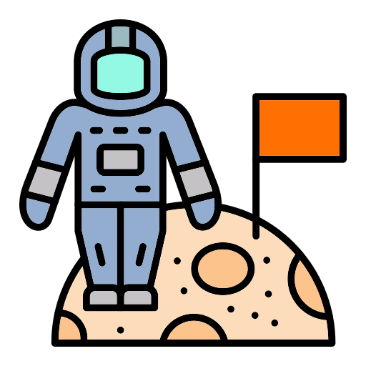lądowanie na księżycu Generic color lineal-color ikona